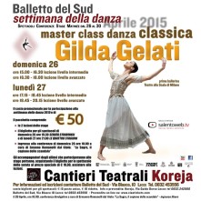 A Lecce stage con Gilda Gelati