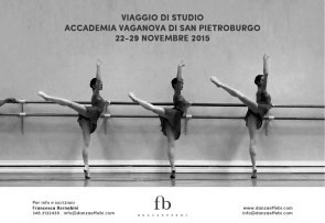 Viaggio di Studio Accademia Vaganova di San Pietroburgo dal 22 al 29 novembre 2015
