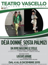 Al Vascello debutta Da Dove Nascono le Stelle, un duetto di Giorgio Rossi e Simone Sandroni e Lasciati Amare, nuovo assolo di e con Giorgio Rossi.