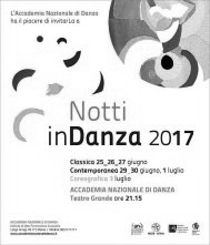 Notti inDANZA Classica, Contemporanea e Coreografica all’Accademia Nazionale di Danza. Chiude il Premio Roma 2017.