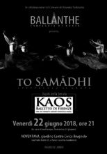 A Noventa Padovana la Compagnia Ballanthe in To Samadhi. Ospiti Kaos Balletto di Firenze