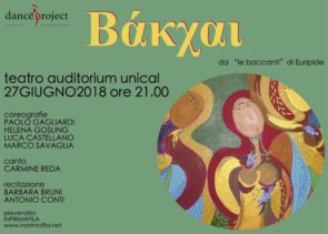 Dance Project in BAKXAI da le Baccanti di Euripide