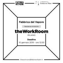 theWorkRoom Milano. Open call per residenze artistiche di Fattoria Vittadini e Fondazione Milano
