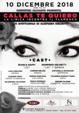 Callas Te Quiero - La Lirica incontra il Flamenco, uno spettacolo di Manfredi Gelmetti debutta al Teatro Quirino di Roma