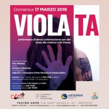 Viola(ta), performance per dire basta alla violenza sulla donna, di Vito Alfarano