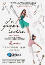 Astra Roma Ballet ne La gazza ladra di Paolo Arcangeli al Teatro Quirino di Roma
