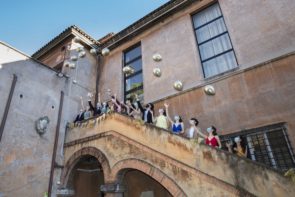 I 14 neodiplomati della Scuola di danza del Teatro dell’Opera di Roma.