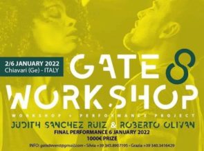 Gate 8 Workshop. Seminario e performance con Judith Sanchez e Roberto Olivan. Borse di studio