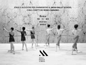 Mosa Ballet School. Stage audizione a Roma con il Direttore Pedro Carneiro