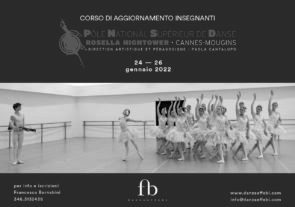 Pôle National Supérieur de Danse Rosella Hightower. Corso di aggiornamento per insegnanti di danza dal 24 al 26 gennaio 2022 a Cannes, in Francia