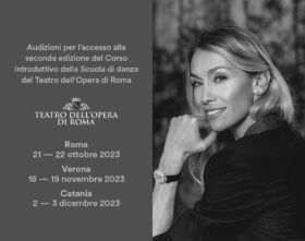 Scuola di danza del Teatro dell’Opera di Roma. Audizioni per il Corso Introduttivo ideato da Eleonora Abbagnato. Seconda edizione.