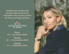 Scuola di danza del Teatro dell’Opera di Roma. Audizioni per il Corso Introduttivo ideato da Eleonora Abbagnato. Seconda edizione.