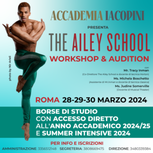 The Ailey School di New York Audizione a Roma