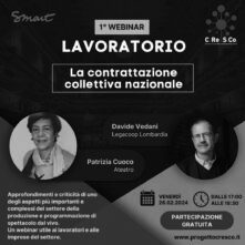 Cresco. Un webinar gratuito sulla contrattazione collettiva nazionale per i lavoratori dello spettacolo dal vivo