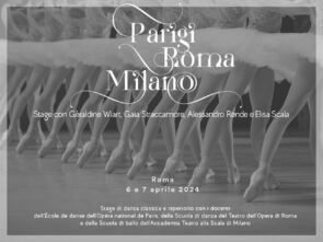 Parigi Roma Milano. Stage con Géraldine Wiart, Gaia Straccamore, Alessandro Rende e Elisa Scala