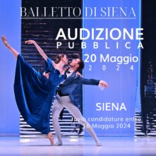Balletto di Siena. Audizione per ballerine e ballerini per la stagione 2024/2025